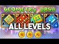 ALL LEVELS | Geometry Dash 2.11 + Meltdown + World + SubZero (All Coins) | GuitarHeroStyles ALL LEVELS | Geometry Dash 2.11 + Meltdown + World + SubZero (All Coins) | GuitarHeroStyles