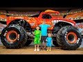 Roma And Diana Visited MONSTER JAM Show 2024