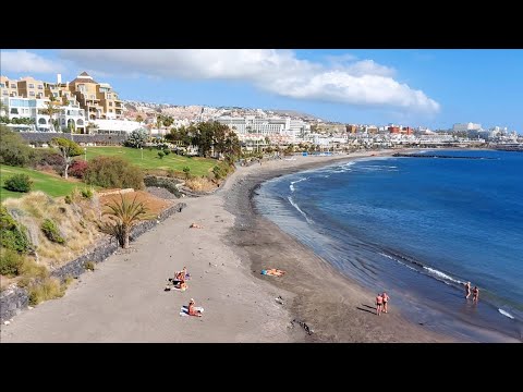 Tenerife today. Costa Adeje. Spain 4K