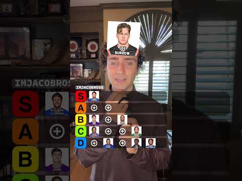 Ranking NFL quarterbacks so far this season! #fyp #nfl #tierlist #ranking