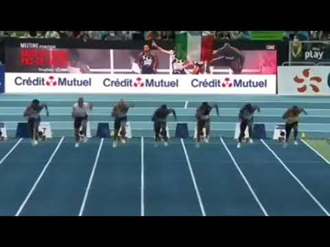 Marcell Jacobs 60 meters 6:50 Lievin 2022