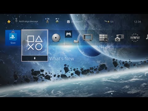 4K Argos Galaxy - PS4 Dynamic Theme
