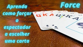 Como fazer um FORCE (Forando o espectador escolher uma carta)Passo a passo aqui neste tutorial.