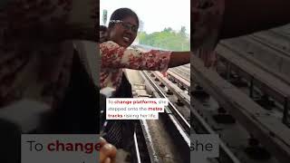 Kolkata Woman Steps Onto Metro Tracks | Mo of Everything