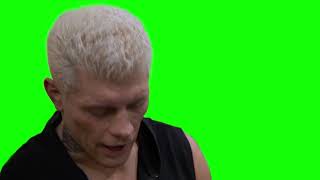 Cody Rhodes "terrible, but I'm not gonna bitch and moan" green screen
