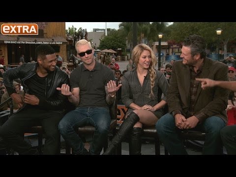 'The Voice' Coaches Joke About Adam Levine's Blonde Hair
