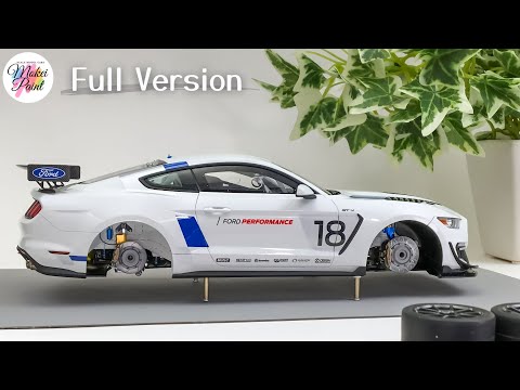 Tamiya Ford Mustang GT4 1/24 Scale Model Build 　Full Version