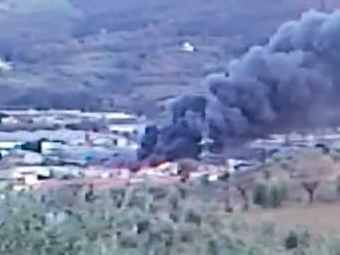 Spaventoso incendio a Vaiano 11 01 2009 2nd part