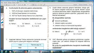 AMERİKAN KÜLTÜR KOLEJİ ANADOLU LİSESİ 11-12.SINIF COĞRAFYA DERSİ EKONO