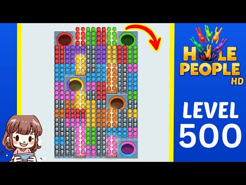 Hole People Level 500 Solution Walkthrough