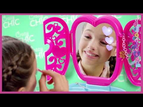 CLEMENTONI CRAZY CHIC kosmetikos rinkinys Superstar Make Up, 18604 video