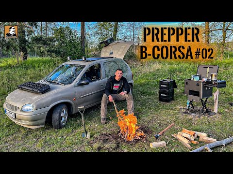 24h im Prepper Corsa (BILLIGSTER VANLIFE UMBAU) - Der HÄRTE TEST | Survival Mattin