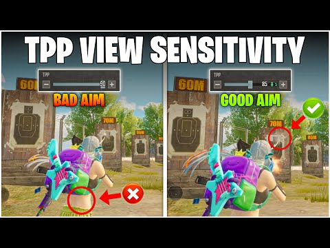 Best TPP View & Sensitivity Settings in BGMI For Close Range Guide.