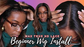 MAX-TRUE HD Hairline Glueless Brown Wig | Best HIGH QUALITY Pre-Colored Wig for Beginners HAIRVIVI