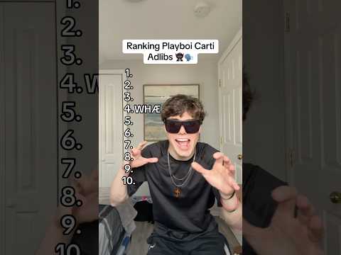 Ranking ​⁠Playboi Carti Adlibs 🧛🏿🗣️@playboicarti
