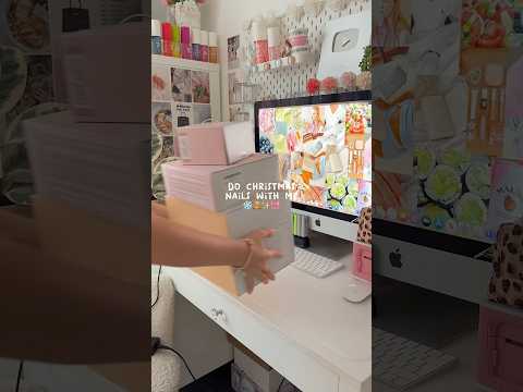 Simple but cute!❄️ #christmas #nailinspo #nailtutorial #winter #gelnails #fyp