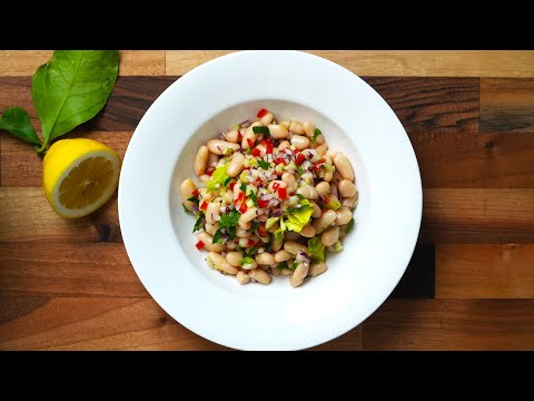 Greek Style White Bean Salad