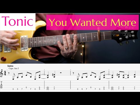 How to play You Wanted More by Tonic (guitar lesson)