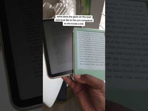 iPad Mini or Kindle 2024: Which Works Better in Sunlight?
