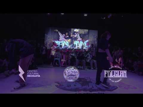 FDL JAM 4ta EDICION - HIP HOP DANCE 1 vs 1 TOP 16 ALESKILL vs MALE