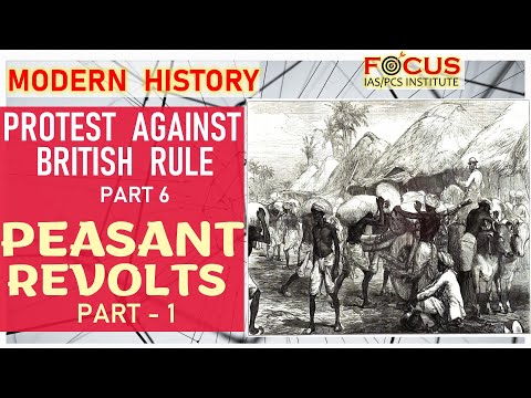 IAS PCS Modern History LECTURE-61: Peasant Revolts Part-1