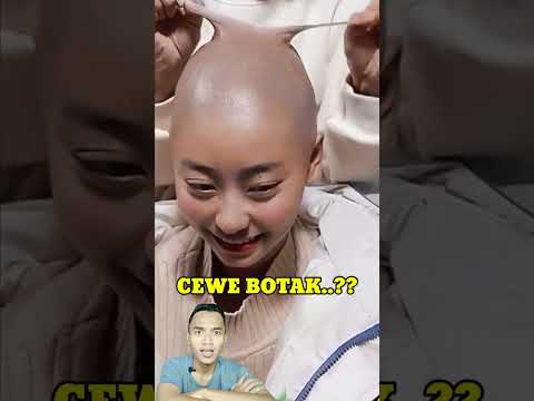 Cewe Botak 😱  Real Or Fake #shorts #viral #viralshorts
