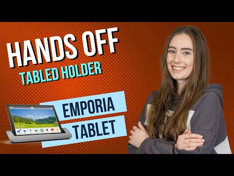 Emporia Tablet - How to use the tablet holder • 📱 • 🔎 • Tutorial