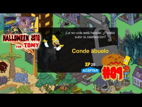 Los Simpson Springfield "Halloween'18: Cap. 9 - Conde Abuelo y Chalet de Transilvania" por Tony