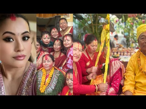 Aja84 year’s celebration pooja,tuladann #nepal #vlogger #traditional #family 