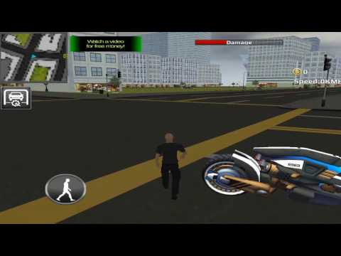 Future New York Motorcycle 3D Video