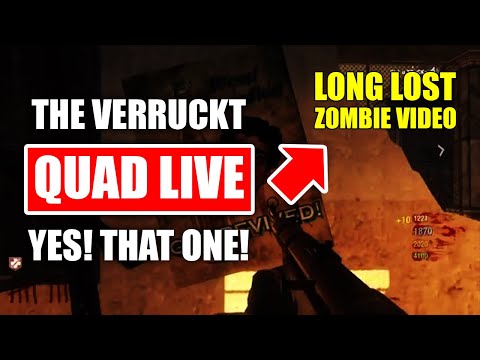 The Verruckt Video You All Miss - Quad Live Commentary | Long Lost Zombie Video