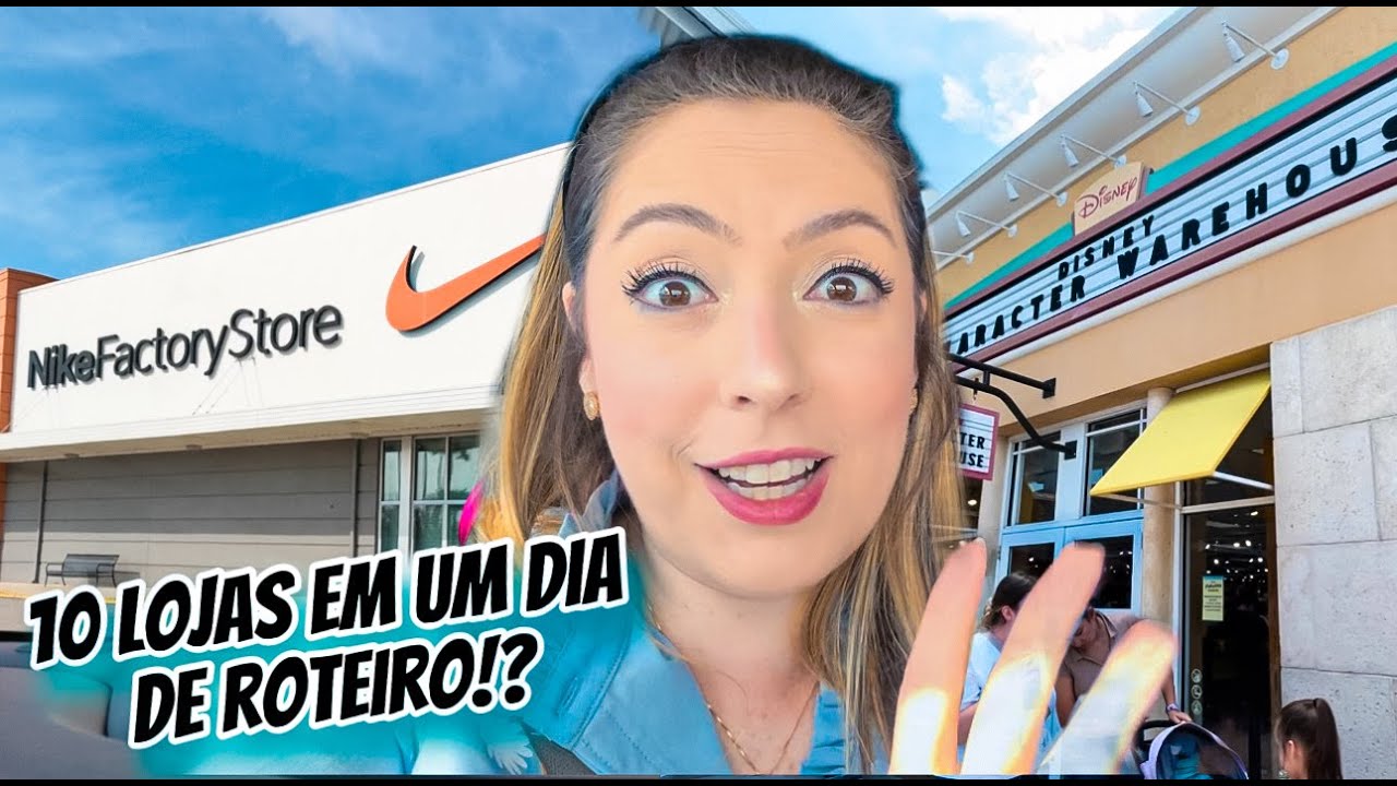 ORLANDO: PREÇOS DA LOJA DE FABRICA DA NIKE, OUTLET DISNEY, ROSS, MARSHALS, TARGET E MAIS!
