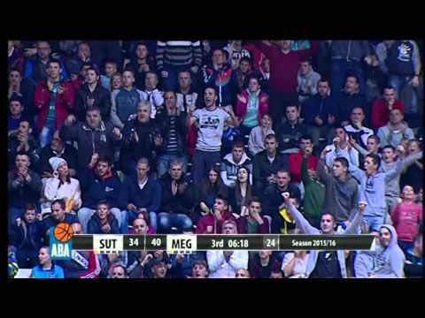 ABA Liga 2015/16 highlights: Sutjeska - Mega Leks R21 (24.1.2016)