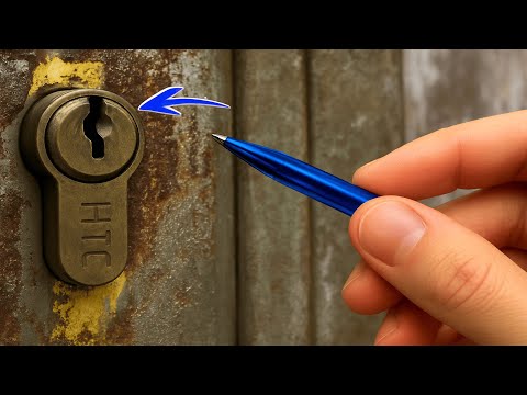 Un simple stylo ?! Cette astuce ouvre une porte en quelques secondes !