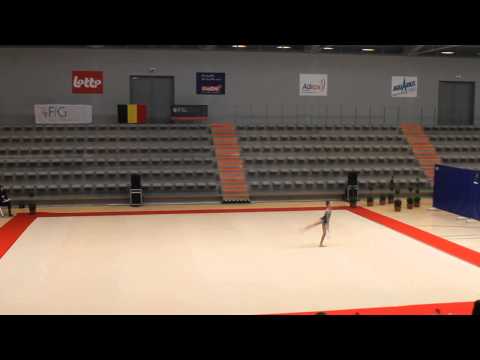 Anaïs Collin BEL Junior clubs - Belgium nationals 2014