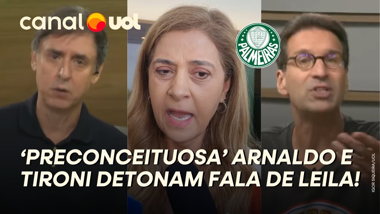 LEILA FAZ DECLARAÇÃO POLÊMICA E ARNALDO REBATE: IRONIA DÁ NOJO! CLUBISMO NÃO DÁ DIREITO A ESSA FALA