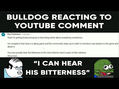 AdmiralBulldog Reacts to Youtube Comment | "I Hear His Bitterness"