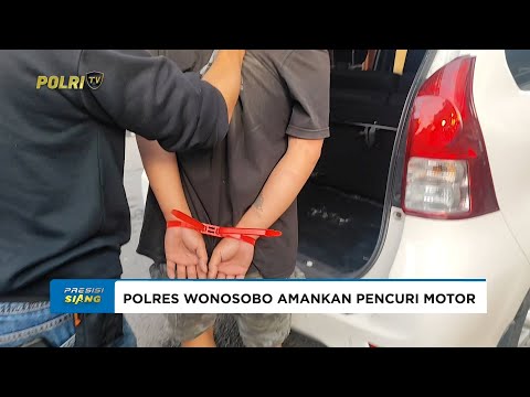 POLRES WONOSOBO BEKUK PENCURI MOTOR DI KAWASAN WISATA DIENG KURANG DARI 5 JAM