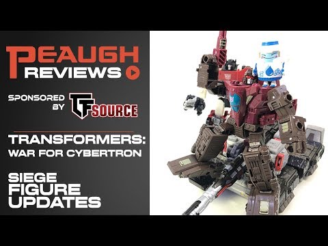 Video Update: Transformers SIEGE Updates!