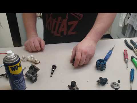 Traxxas 2.5R  Tear Down  Inspection and 3.3 crank mod
