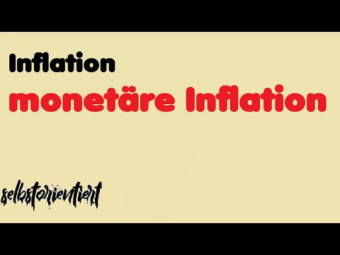 Die monetäre Inflation (Bedeutung, Monetarismus, Erklärung) || Abitur Sozialwissenschaften / VWL