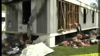 preview picture of video 'Woman dies after being trapped inside burning mobile home'