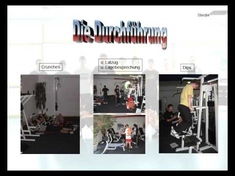 Sportunterricht im Fitnessstudio