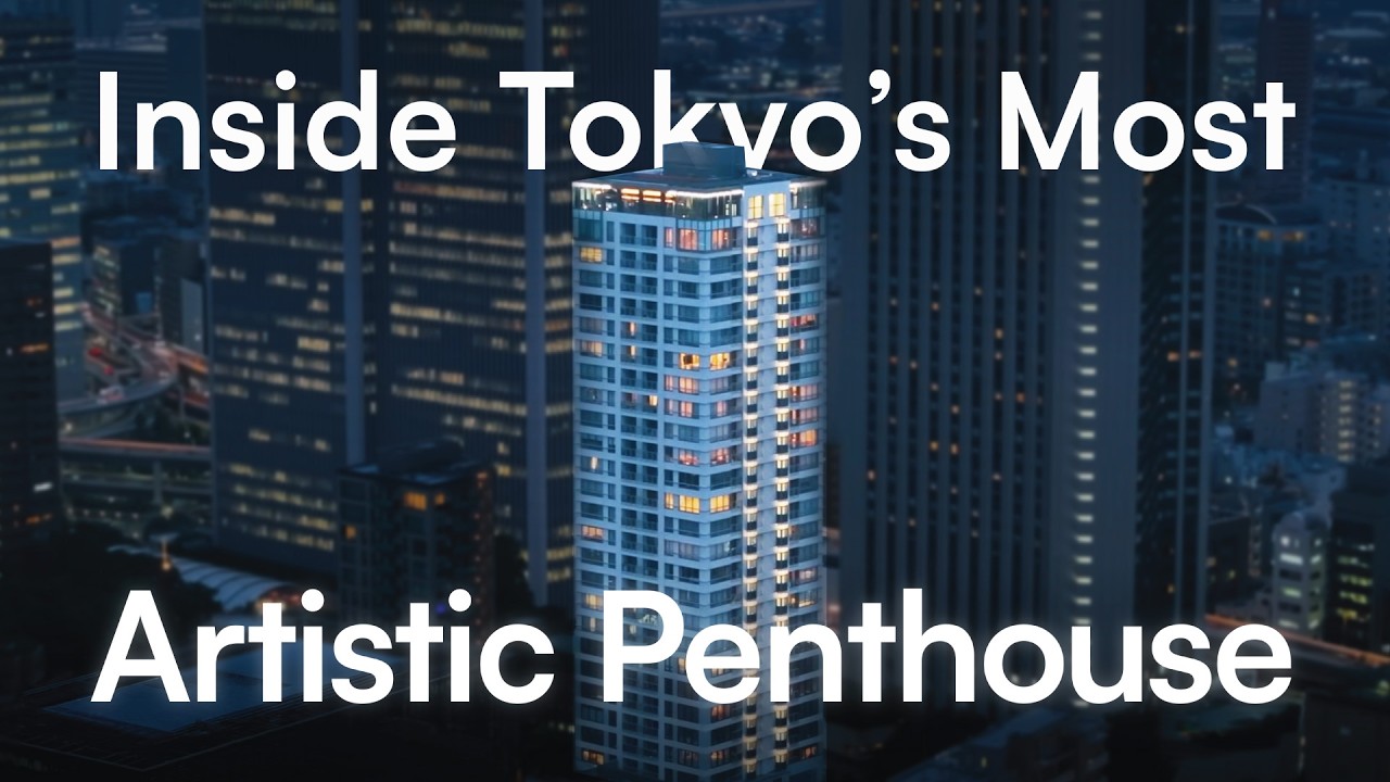 Interior of a luxury penthouse in Akasaka, Tokyo designed by Satoshi Kurosaki