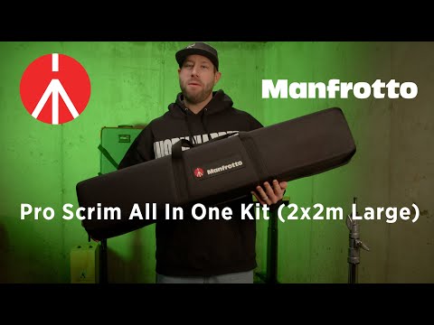 A Portable, Quick Setup 6x6 Scrim Kit - Manfrotto Pro Scrim Kit - Large (2m x 2m)