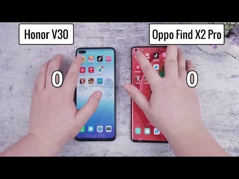 Oppo Find X2 Pro VS Honor V30 || Speed Test Comparison ||【Known Mobile】