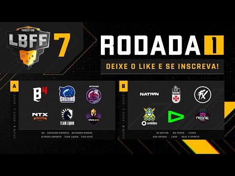 LBFF 7 - Rodada 1 - Grupos A e B | Free Fire