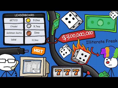 Secretly digging a $300,000,000 hole for 3 milliseconds because stonks