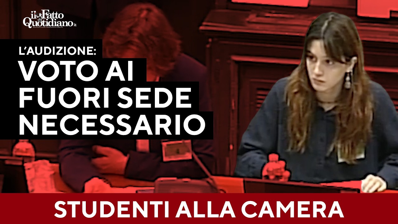 Legge elettorale, gli studenti in audizione alla Camera: “Voto fuori sede urgente”