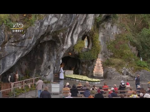 Chapelet du 24 décembre 2021 à Lourdes